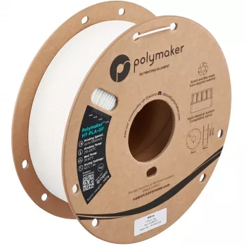 Νήμα εκτυπωτή 3D Polymaker HT-PLA-GF, 1,75 mm, 1 kg, λευκό