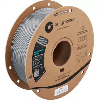 Νήμα εκτυπωτή 3D Polymaker PETG, 1,75 mm, 1 kg, ασημί (PB05010)
