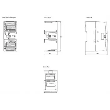Siemens SIMATIC S7-1200 Μονάδα Αναλογικών Εισόδων SM 1231 RTD 4 AI 6ES7231-5PD32-0XB0