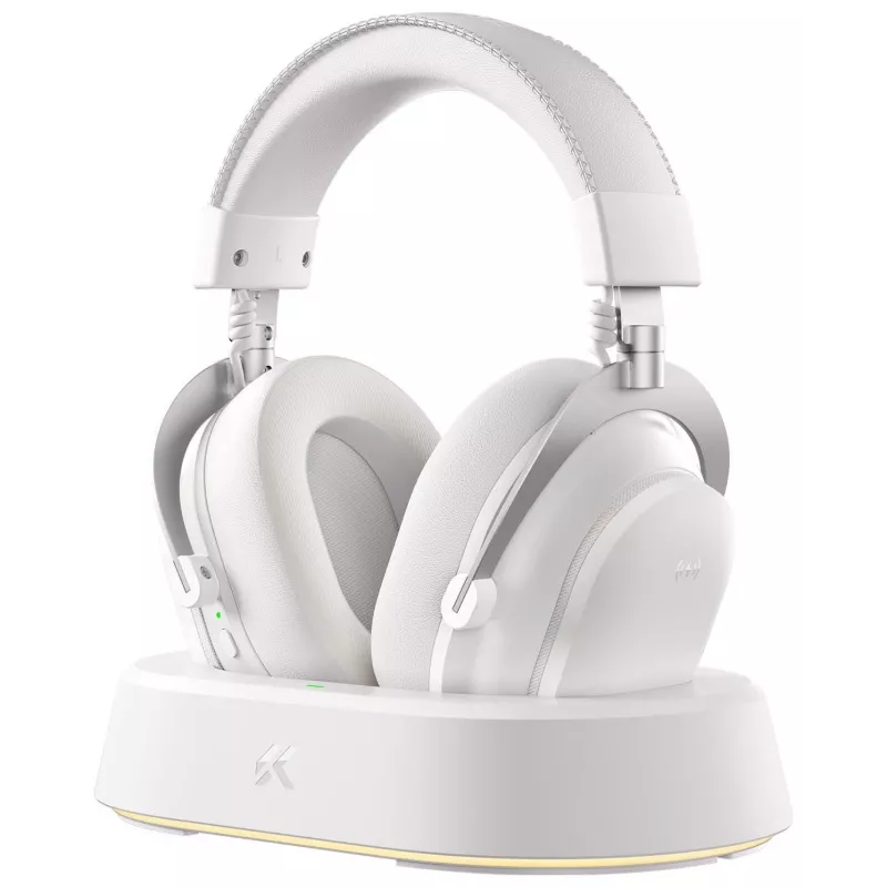 MCHOSE V9 Turbo ασύρματο gaming headset, λευκό