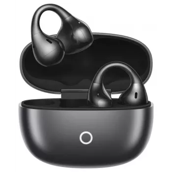 realme Buds Clip μαύρα ενσύρματα ακουστικά με βύσμα 3,5 mm και μικρόφωνο