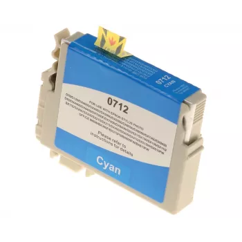G&G Ninestar Συμβατό δοχείο μελανιού για Epson T0712/C13T07124012 Κυανό