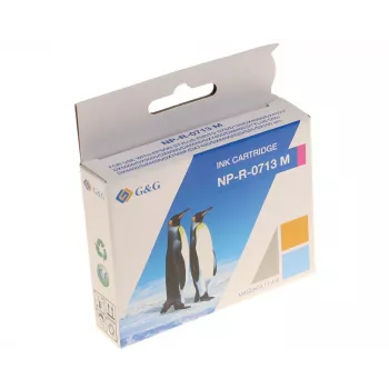 G&G Ninestar Συμβατό δοχείο μελανιού για Epson T0713 (C13T07134012) - Ματζέντα