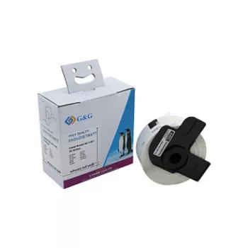 G&G Συμβατές Brother DK-11201 Θερμικές ετικέτες άμεσης εκτύπωσης 29x90mm Λευκό χαρτί Μόνιμης κόλλησης Ετικέτες διεύθυνσης Συσκευασία 400 τεμ.