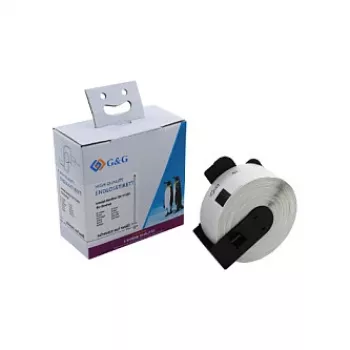 G&G Συμβατές Brother DK-11201 Θερμικές ετικέτες άμεσης εκτύπωσης 29x90mm Λευκό χαρτί Μόνιμης κόλλησης Ετικέτες διεύθυνσης Συσκευασία 400 τεμ.