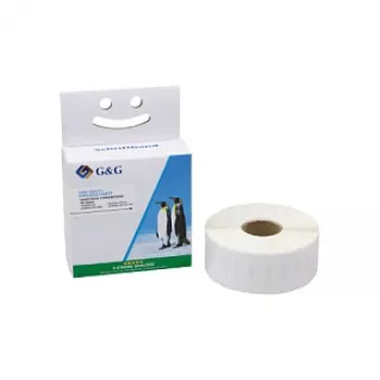 G&G Συμβατό ρολό ετικετών 19mm x 51mm Λευκό θερμικό χαρτί άμεσης εκτύπωσης Μόνιμης κόλλησης Ετικέτες διεύθυνσης 500 ετικέτες ανά ρολό Αντικατάσταση για DYMO 11355 S0722550 BM-D-G-11355