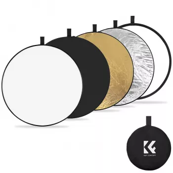 K&F Concept 5-in-1 Αναδιπλούμενος στρογγυλός ανακλαστήρας 80cm με τσάντα μεταφοράς (KF18.0002)