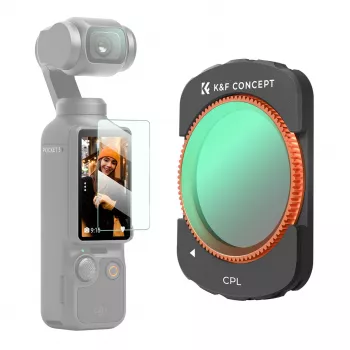 K&F Concept Κυκλικό Πολωτικό Φίλτρο CPL HD MRC 12 Στρώσεων για DJI Osmo Pocket 3 (KF01.2532)