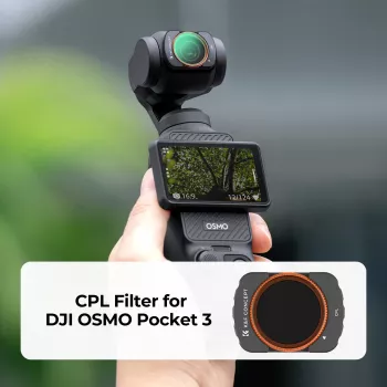 K&F Concept Κυκλικό Πολωτικό Φίλτρο CPL HD MRC 12 Στρώσεων για DJI Osmo Pocket 3 (KF01.2532)