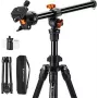 K&F Concept KF09.101V6 Τρίποδο με Βραχίονα Περιστροφής Μαύρο