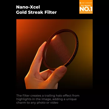 K&F Concept Nano-X MRC 72mm Φίλτρο Εφέ Gold Streak Αναμορφικό
