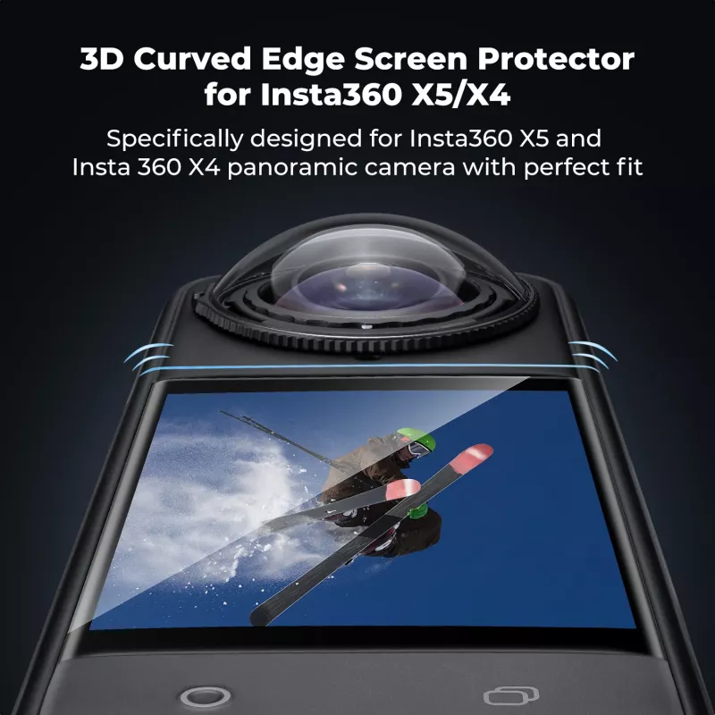 3x Tempered Glass Screen Protector για Insta360 X4 / X5 - KF31.184