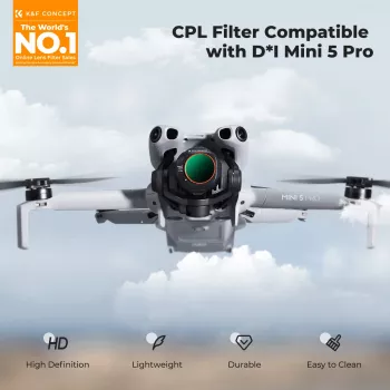 K&F Concept Κυκλικό Πολωτικό Φίλτρο CPL για DJI Mini 5 Pro Drone (KF02.0002)