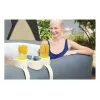 Bestway Flowclear θήκη ποτηριού πισίνας συσκευασία 2 τεμ. γκρι/μπλε