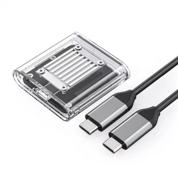 Orico TC20-M2-10G M.2 NVMe USB-C 3.2 θήκη SSD - διαφανές