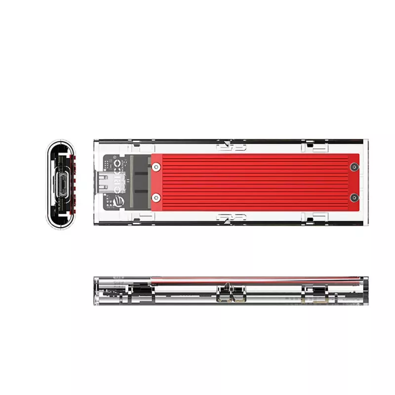 ORICO TCM2-C3 M.2 NVMe θήκη SSD USB-C 10Gbps κόκκινο