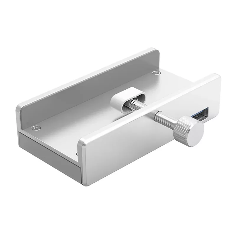 ORICO MH4PU Hub USB με σφιγκτήρα 4x USB-A 3.0 - ασημί