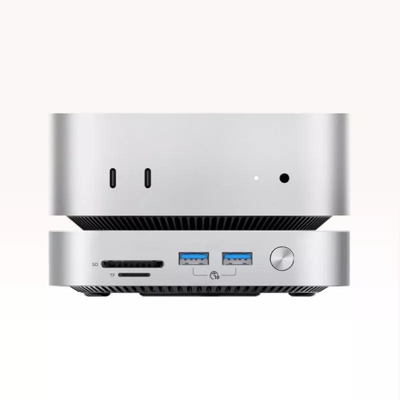 ORICO MiniLink Σταθμός Docking USB-C 9 σε 1 με θήκη M.2 SSD - ασημί