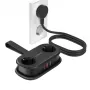 ORICO AP3 20W GaN Πολύπριζο 5 σε 1 2x AC + 2x USB-A + 1x USB-C - μαύρο