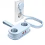 ORICO AP3 20W GaN Πολύπριζο 5 σε 1, 2x AC + 2x USB-A + 1x USB-C, μπλε