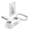 ORICO AP3 65W GaN Πολύπριζο 6 σε 1 με 2 πρίζες AC, 2 θύρες USB-A και 2 θύρες USB-C - λευκό