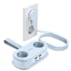 ORICO AP3 65W GaN Πολύπριζο 6 σε 1, 2x AC + 2x USB-A + 2x USB-C, μπλε