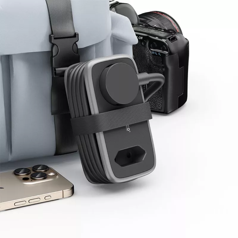 ORICO APP 15.5W Πολύπριζο 5 σε 1 με 2x AC, 2x USB-A, 1x USB-C - μαύρο