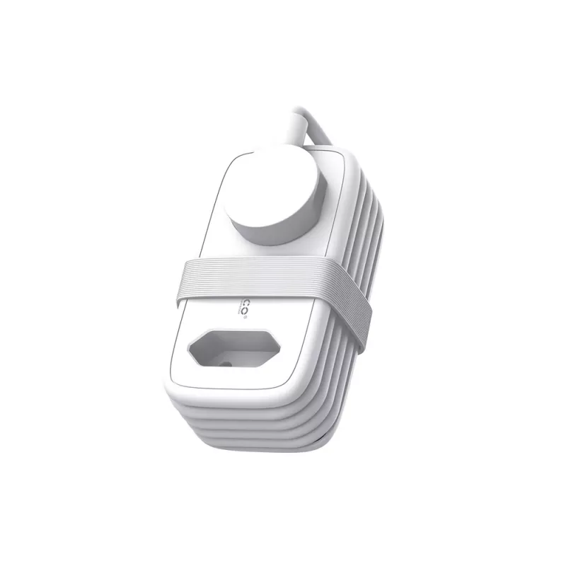 ORICO APP 15.5W Πολύπριζο 5 σε 1 με 2x AC, 2x USB-A, 1x USB-C - λευκό