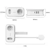 ORICO APP 15.5W Πολύπριζο 5 σε 1 με 2x AC, 2x USB-A, 1x USB-C - λευκό