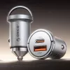 ORICO MiniRing Pro 45W Φορτιστής αυτοκινήτου USB-A + USB-C - ασημί