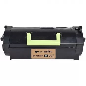 G&G Reborn Τόνερ Συμβατό με Lexmark 522X/52D2X00 Μαύρο 45.000 Σελίδες Αναγομωμένο 21310