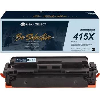 G&G Select XL Τόνερ ως Αντικατάσταση για HP 415X / W2030X - Μαύρο, Υψηλής Απόδοσης