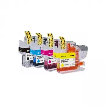 G&G μελανοδοχεία συσκευασία 4 τεμ. για Brother LC421XLVAL BK/C/M/Y (20554)