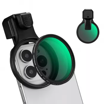 K&F Concept μεταβλητό φίλτρο ND ND2-ND32 58mm clip-on για smartphone