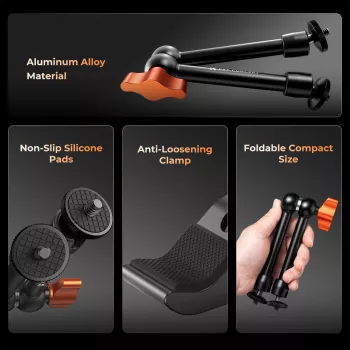 Magic Arm Super Clamp 1/4 3/8 Clamp 15-55mm βάση τηλεφώνου Kf31.131s2
