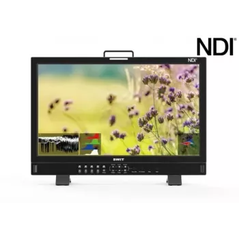 SWIT ELECTRONICS BM-245-NDI Οθόνη βίντεο 4K NDI 23.8 ιντσών - Οθόνη Full HD QLED με 3D LUT
