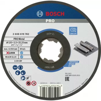 Bosch Standard for Metal X-LOCK Δίσκος κοπής 125 mm (2608619782)