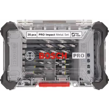 Bosch PRO Σετ κρουστικού δράπανου και μυτών 35 τεμ. (2608521U81)