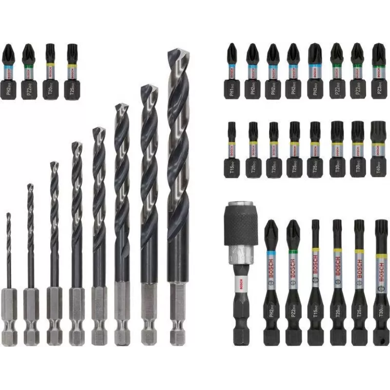 Bosch PRO Σετ κρουστικού δράπανου και μυτών 35 τεμ. (2608521U81)