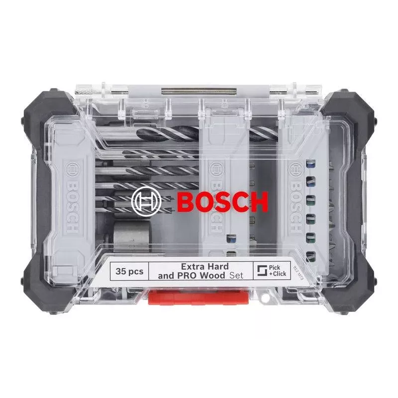 Bosch Extra Hard and PRO Wood Σετ τρυπανιών και μυτών 35 τεμ. (2607017730)