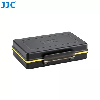 JJC Θήκη σκληρού πλαστικού για Insta360 X4/X3 – Οργανωτής μπαταρίας και καρτών μνήμης (Μαύρο)