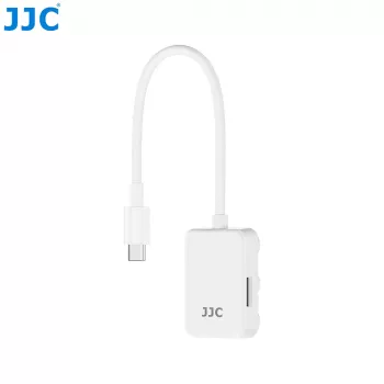 JJC PDB-UC Αναγνώστης καρτών USB-C Micro SD με 2x υποδοχές USB-C, Space Grey