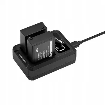 JJC Διπλός φορτιστής USB-C για 2x μπαταρία Fujifilm NP-W126 / NP-W126S DCH-W126TC