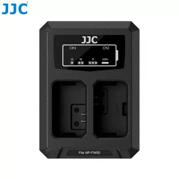 JJC Διπλός φορτιστής USB-C για Sony NP-FW50 (DCH-FW50TC)