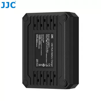 JJC Τριπλός φορτιστής μπαταρίας USB για Ricoh DB-120 (3 θέσεις) - DCH-DB120TC