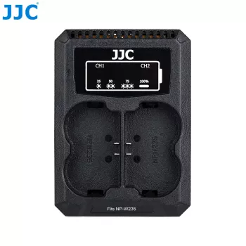 JJC διπλός φορτιστής USB για Fujifilm NP-W235