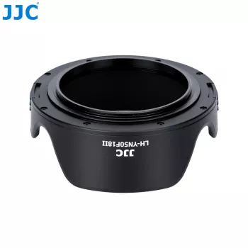 JJC LH-YN50F18II Παρασολένιο τουλίπας για Yongnuo YN 50mm f/1.8 II φακό - Μαύρο
