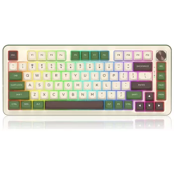 Redragon K681CGC-RGB-PRO Cyrus 65% Tri-Mode Μηχανικό Πληκτρολόγιο, Hot-Swappable, Red Switches, RGB, Μαύρο