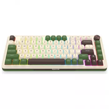 Redragon K681CGC-RGB-PRO Cyrus 65% Tri-Mode Μηχανικό Πληκτρολόγιο, Hot-Swappable, Red Switches, RGB, Μαύρο
