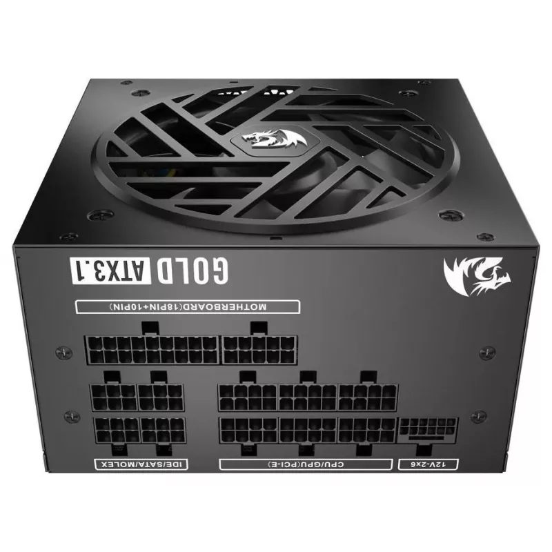 Redragon Master GC-MS03 1000W Τροφοδοτικό, 80 PLUS Standard, ATX, μη-modular, ανεμιστήρας 120mm, Μαύρο